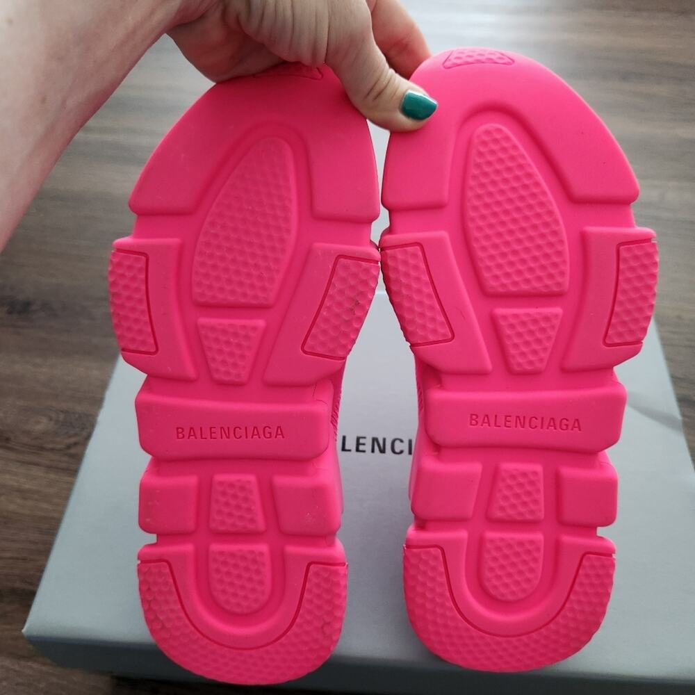 Authentic Balenciaga Speed Mule Sneakers Neon Pink‎ 36EU 6US - Picture 5 of 10